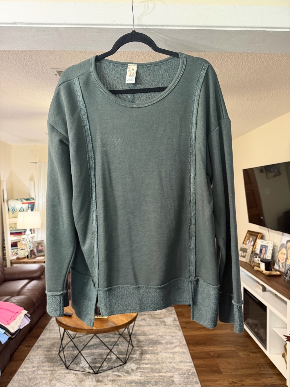 7th Ray Olive Green Crewneck Sweatshirt